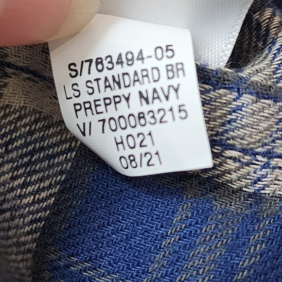 NWT BANANA REPUBLIC MEN'S Untucked Flannel Shirt Size XXL - Picture 7 of 8